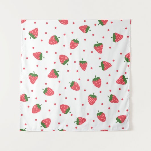 Tenture Motif de fraises (Devant)