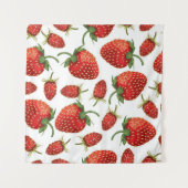 Tenture Motif de fraises (Devant (Horizontal))