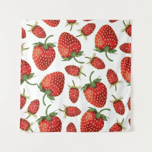 Tenture Motif de fraises (Devant)