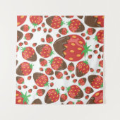 Tenture Motif de fraises (Devant (Horizontal))