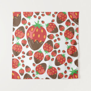 Tenture Motif de fraises
