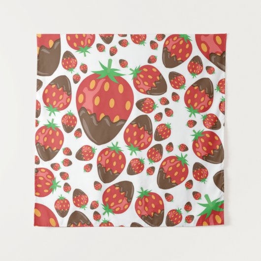Tenture Motif de fraises (Devant)