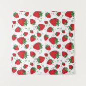 Tenture Motif de fraises (Devant (Horizontal))