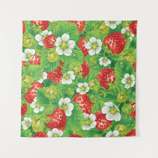 Tenture Motif de fraises (Devant)