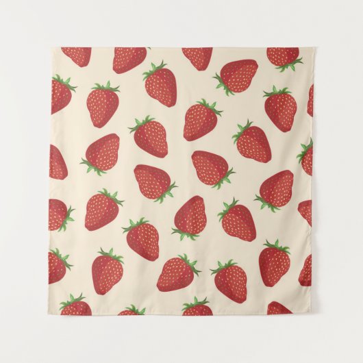 Tenture Motif de fraises (Devant)