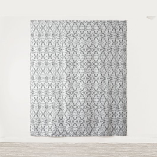 Tenture Motif de géométrie abstraite gris clair (Devant)