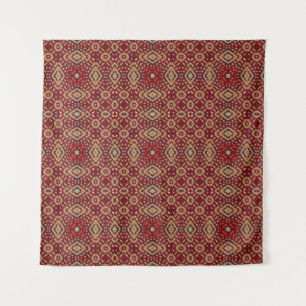 Tenture Motif de gravure couleur. Illustration vintage