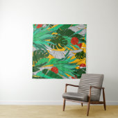 Tenture Motif de jungle d'été aux couleurs vives. Jungle s (En situation (horizontale))