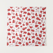 Tenture Motif de la nouvelle année (Devant (Horizontal))