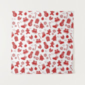 Tenture Motif de la nouvelle année (Devant)