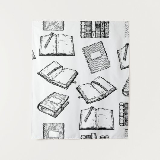 Tenture Motif de livre (Devant)