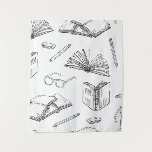 Tenture Motif de livre (Devant)