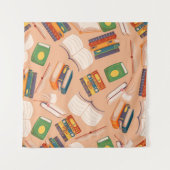 Tenture Motif de livre (Devant (Horizontal))