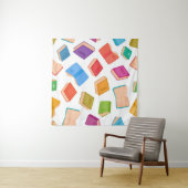 Tenture Motif de livre (En situation (horizontale))