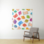 Tenture Motif de livre (En situation)