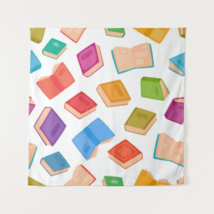 Tenture Motif de livre