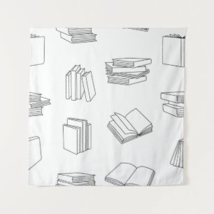 Tenture Motif de livre