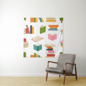 Tenture Motif de livre (En situation)