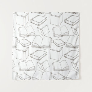 Tenture Motif de livre