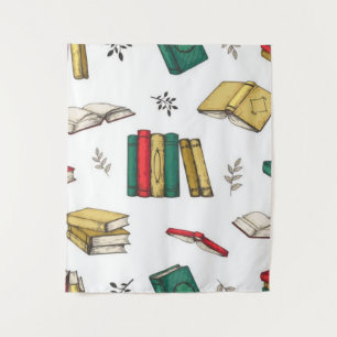 Tenture Motif de livre