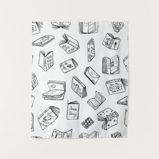 Tenture Motif de livre (Devant)
