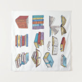 Tenture Motif de livre (Devant (Horizontal))