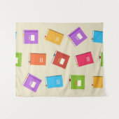 Tenture Motif de livre (Devant (Horizontal))