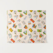 Tenture Motif de livre (Devant (Horizontal))