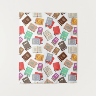 Tenture Motif de livre