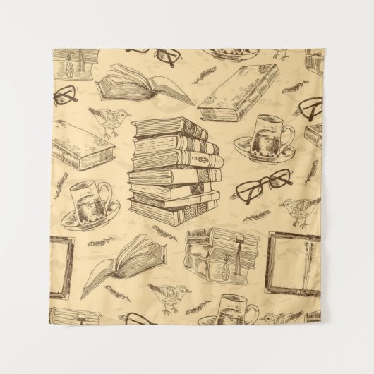 Tenture Motif de livre (Devant)