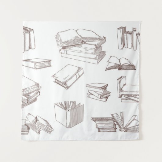 Tenture Motif de livre (Devant)