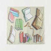 Tenture Motif de livre (Devant (Horizontal))