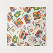 Tenture Motif de livre (Devant (Horizontal))