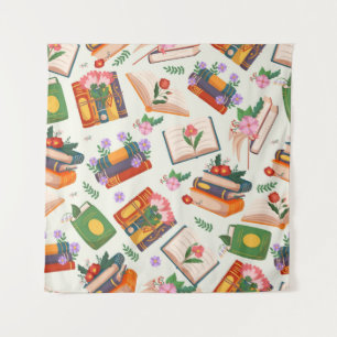 Tenture Motif de livre