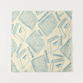Tenture Motif de livre (Devant (Horizontal))