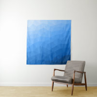 Motif de maille géométrique à dégradé bleu clair