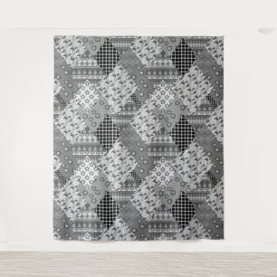 Tenture Motif de maquette gris