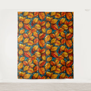 Tenture Motif de mosaïque d'automne