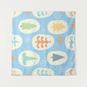 Tenture Motif de Noël (Devant (Horizontal))