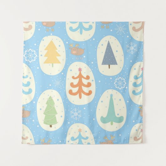 Tenture Motif de Noël (Devant)