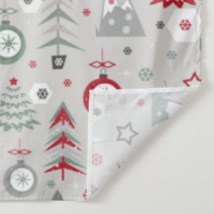 Tenture Motif de Noël d'hiver.