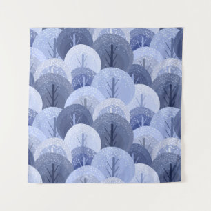 Tenture Motif de Noël hivernal. Le motif