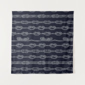Tenture Motif de noeuds marin (Devant (Horizontal))