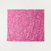 Tenture Motif de parties scintillant rose étincelant (Devant (Horizontal))