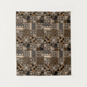 Tenture Motif de patchwork rustique (Devant)