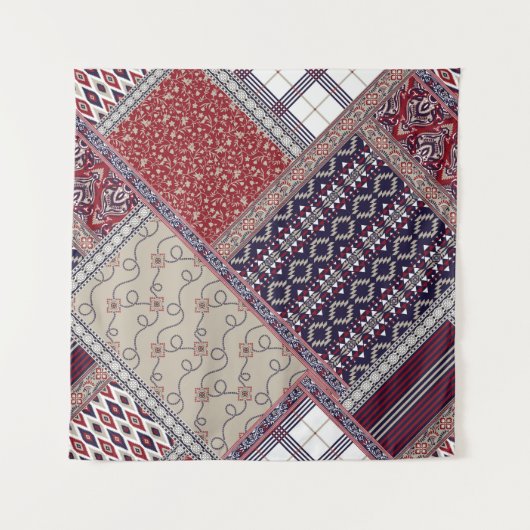 Tenture Motif de patchwork sans faille sur patchwork de ma (Devant)