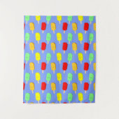 Tenture Motif de pâte de glace de fruits (Devant)