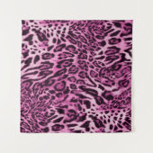 Tenture motif de peau de léopard abstrait (Devant (Horizontal))
