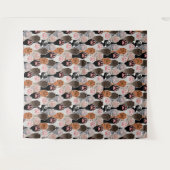 Tenture Motif de plusieurs pattes de chat (Devant (Horizontal))
