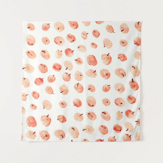 Tenture Motif de pommes Red paradise (Devant)